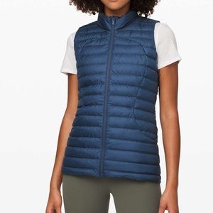 Lululemon Pack It Down Vest Womens Size 10 Code Blue